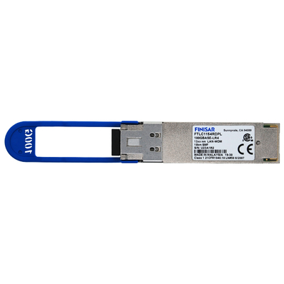 ماژول فرستنده نوری Finisar FTLC1154RDPL 10km 100GBASE-LR4 QSFP28 SMF