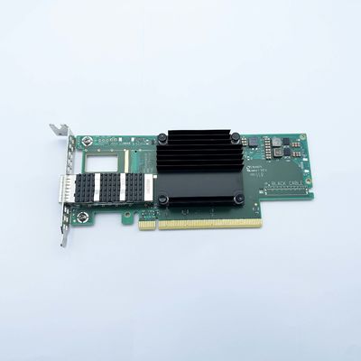 Mellanox ConnectX-6 VPI MCX653105A-ECAT آداپتور سرور 100GbE Infiniband EDR HDR100 تک QSFP56 PCIe 4.0 X 16 کارت شبکه