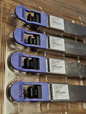 ماژول‌های نوری موازی Finisar QSFP-DD-800G-DR8 500M SMF MPO16، سوئیچ شبکه 100G، ظرفیت 16 هسته‌ای، تجهیزات فیبر نوری 40G