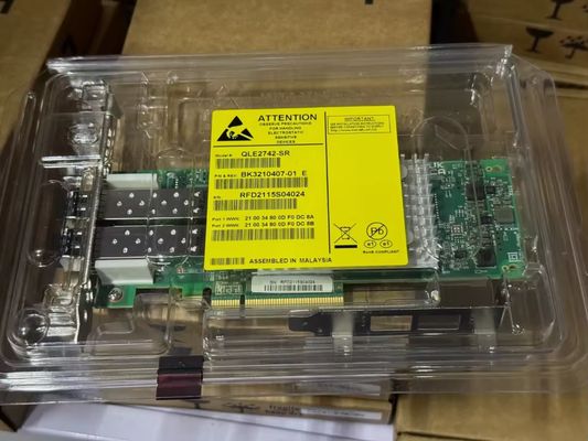 QLE2742-SR-CK PCIe 3.0 Dual-Port 32GFC SR-Optic SFP Adapter 32Gb Fibre Channel Adapter Fiber Optic Equipment