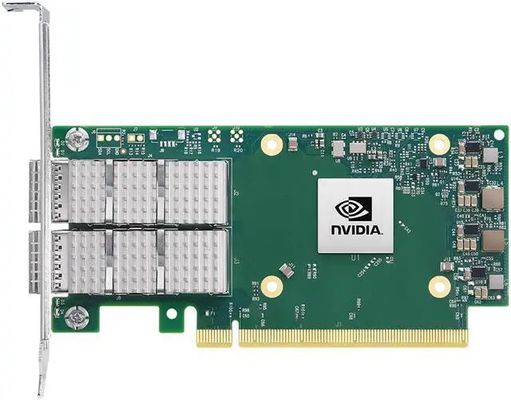 کارت آداپتور بی‌سیم NVIDIA MCX621202AC-ADAT سرور داخلی 25GbE دو پورت SFP28 PCI Express 4.0 X16 موجود