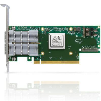 آداپتور سرور جدید NVIDIA MCX653106A-HDAT ConnectX-6 Infiniband 200GbE HDR اترنت دو پورت QSFP56 PCIe4.0 X16