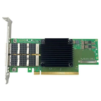 NVIDIA ConnectX-6 Series Ethernet Adapter MCX653106A-EFAT PCIe4.0 X16 پورت داخلی دوگانه 100Gb / s QSFP56 سرور استاک