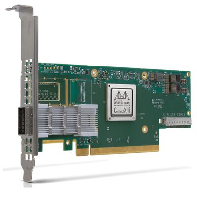 NVIDIA Connect-6 سری VPI MCX654106A-HCAT کارت رابط شبکه ایثانت PCIe 3.0x16 دو پورت 200Gb / s سرور QSFP56