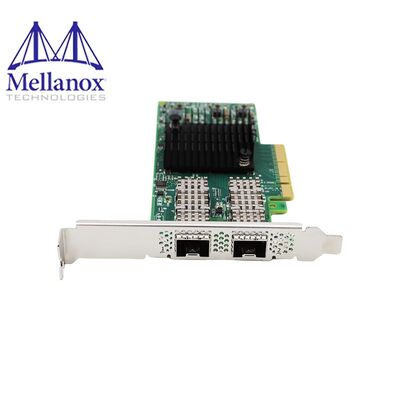 Mellanox MCX654106A-ECAT Connect-6 دو پورت QSFP56 100GbE کارت شبکه سیم دار برای مرکز داده سرور داخلی PCIe