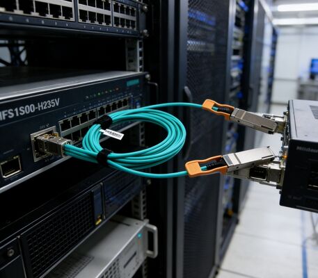 NVIDIA MFS1S00-H035V 100G QSFP28 SR4 850nm 100m Optical Transceiver Module