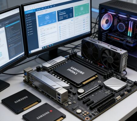 سامسونگ MZQL23T8HCLS-00B7C 3.84TB SSD Enterprise PCIe 4.0 U.2 NVMe 1.4 برای مرکز داده سرور