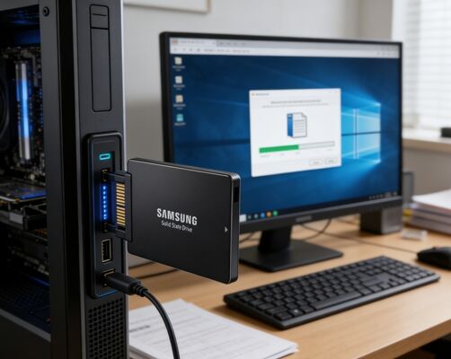 Samsung MZQLB7T6HALA-00W07 7.68TB PCIe 3.0 NVMe U.2 SSD سازمانی برای سرور و مرکز داده