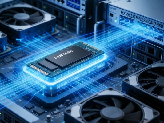 Samsung MZQL23T8HCLS-00A07 3.84TB Enterprise SSD U.2 PCIe 4.0 NVMe 1.0 DWPD با گارانتی 5 ساله درایو حالت جامد