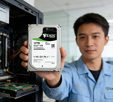 Seagate ST12000NM000J 12TB لپ تاپ HDD 7200 RPM 256MB Cache SATA III CMR 2.5 " هارد دیسک داخلی