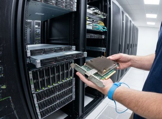Mellanox MCX75310AAS-NEAT ConnectX-7 400Gb/s NDR InfiniBand Single Port OSFP PCIe 5.0 x16 کارت شبکه برای سرور هوش مصنوعی