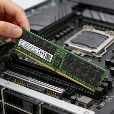 سامسونگ اصلی M321R8GA0PB0-CWMCJ 64GB DDR5 ECC RDIMM 288-Pin برای سرور شرکت