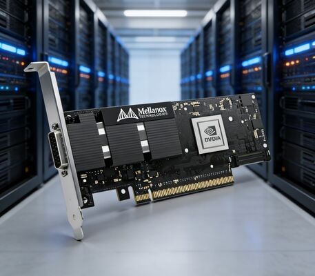 NVIDIA MCX75310AAS-NEAT ConnectX-7 400Gb / s NDR InfiniBand Single Port OSFP PCIe 5.0 x16 کارت شبکه برای سرور هوش مصنوعی و مرکز داده