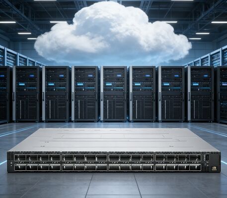 سوئیچ InfiniBand انویدیا MQM9790-NS2R Quantum-2 با ۶۴ پورت NDR با سرعت ۴۰۰ گیگابیت بر ثانیه