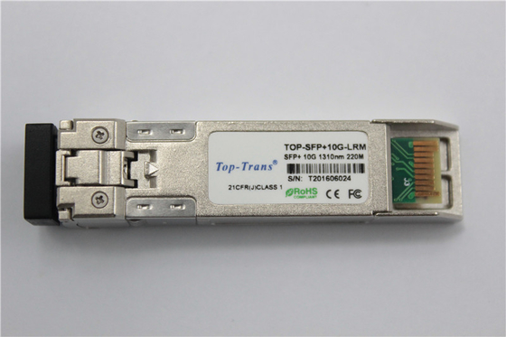 ماژول نوری فرستنده و گیرنده نوری پایه 10G LRM 220M MMF 1310nm SFP+