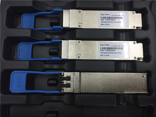 ماژول Trans 100G QSFP28 برتر فرستنده گیرنده CWDM4 MSA 1310NM 10km LR4