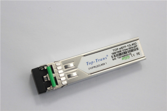 فرستنده و گیرنده نوری دو فیبر SFP ماژول Esfp 1G 40 کیلومتر 1310 نانومتر