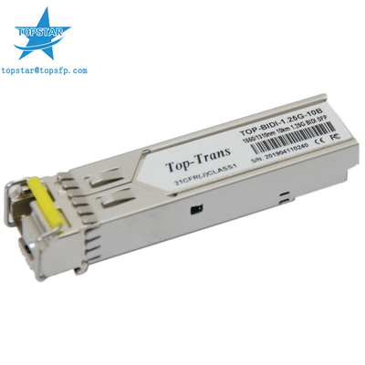 ماژول فیبر چند حالته فرستنده گیرنده 10 کیلومتری 1.25 G SFP 1550 نانومتری 1310 نانومتری