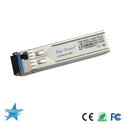 ماژول 1310 نانومتری 1490 نانومتری BIDI Sfp 1.25G 40 کیلومتر فرستنده SMF