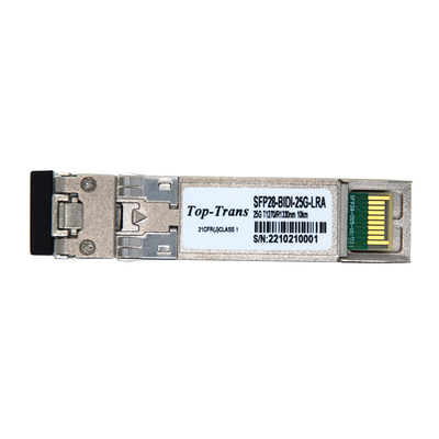 فرستنده و گیرنده نوری 5G Fronthaul 25G BIDI SFP28 20KM ECPRI تک فیبر