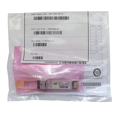 فرستنده گیرنده 25GBase-SR SFP28 سازگار با SFP-25G-SR-S