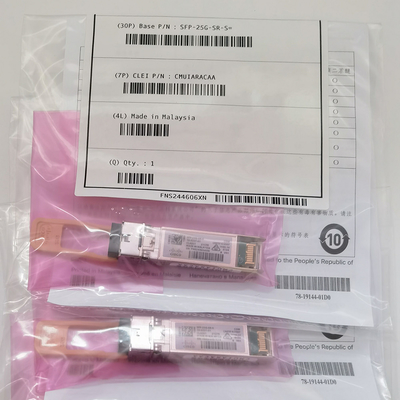 فرستنده گیرنده 25GBase-SR SFP28 سازگار با SFP-25G-SR-S