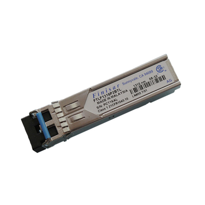 فرستنده و گیرنده نوری FTLF1318P2BTL SFP سازگار SMF SFP 1.25G 1310nm 10km