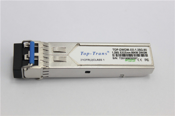 فرستنده و گیرنده نوری 1.25G DWDM SFP Duplex LC SFP 80Km Hot Pluggable