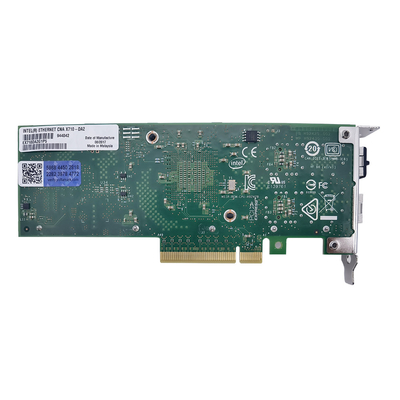 2 پورت 10 گیگابایت SFP+ PCle آداپتور شبکه همگرای اترنت اینتل X710DA2