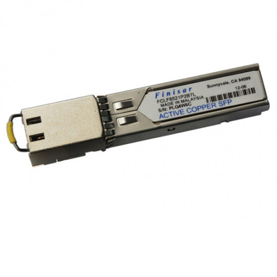 فرستنده و گیرنده نوری 1000BASE-T 100m SFP Copper RJ45 Finisar FCLF852xP2BTL