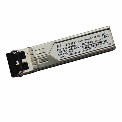 ماژول FC 4.25G Finisar 850nm Sfp 150M FTLF8524P2xNV قابل اتصال داغ